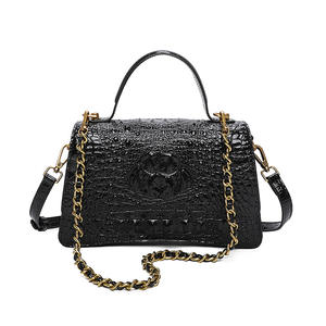 Nouveaux Sacs à Main en Cuir Fendu à Motif Crocodile Gaufré Personnalisé 2025 pour Femmes – Sacs de Luxe de Créateur Style Vintage pour <span class=keywords><strong>Usage</strong></span> <span class=keywords><strong>Quotidien</strong></span> - Product Image 3