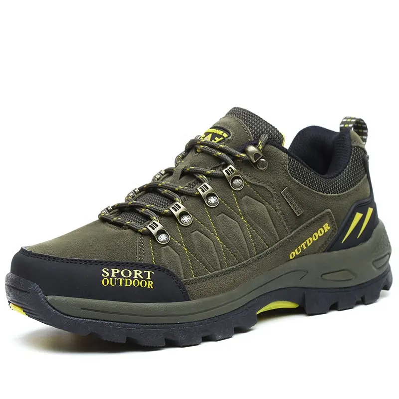 Fashionable cheap mountain shoes outdoor sport hiking shoes trekking sneakers for men