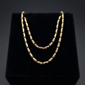 GOLDTECH สร้อยคอทองคำ 18K หรูหรา ดีไซน์ทันสมัย ประดับด้วยโซ่แบบหล่อขึ้นรูป สไตล์วินเทจ ทนทาน เหมาะสำหรับคู่รักและครอบครัว - Product Image 3