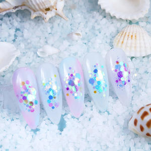 Fournitures pour ongles Paillettes holographiques <span class=keywords><strong>Manucure</strong></span> DIY 6 Girds Paillettes scintillantes Accessoires pour ongles - Product Image 3