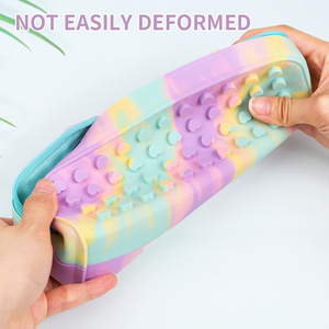 Tùy Chỉnh Tự Làm Bút Chì Hộp Pouch Trường Nguồn Cung Cấp Dễ Thương Bút Chì Túi Trường Silicone Bút Chì Trường Hợp Cho Cô Gái Chàng Trai Trẻ Em Trẻ Em - Product Image 5