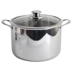 Olla de Acero Inoxidable de Alta Resistencia para Cocina de Inducción con Tapa Visible - Product Image 4