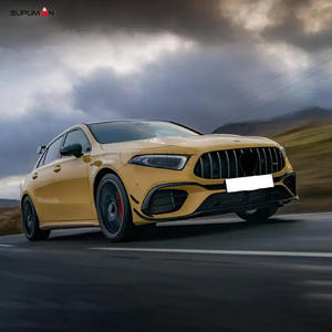 Kit de visage de pare-chocs arrière avant SPM pour accessoires de kit de carrosserie Mercedes benz w177 style <span class=keywords><strong>A45</strong></span> AMG Facelift 2019 2020 2021 <span class=keywords><strong>2022</strong></span> - Product Image 4