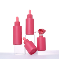 Flacon compte-gouttes en verre personnalisé de haute qualité de 20ml 30ml 40ml 50ml flacon de soin de la peau vide emballage échantillon taille flacon de sérum