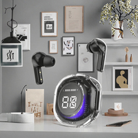 Vente chaude V5.3 Air39 TWS écouteurs intra-auriculaires HiFi stéréo étanche casque de jeu LED affichage numérique conception transparente