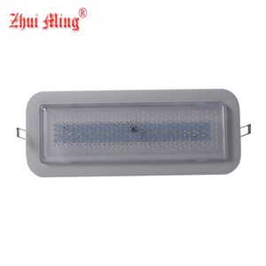 Hiệu quả có thể sạc lại khẩn cấp Exit dấu hiệu ánh sáng LED Double-Side Wall Mount lửa an toàn khẩn cấp ánh sáng LED sạc đèn - Product Image 3