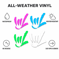 Autocollants pour vitres de voiture en PVC, design personnalisé, résistants aux intempéries, autocollants adhésifs, transfert de vinyle pour vitres de voiture, pour utilisation sur véhicule