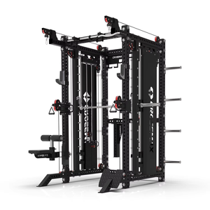 <span class=keywords><strong>Crossmax</strong></span> All in One Trainer Cable Crossover Machine para Home Gym Smith Machine Dual System - Product Image 3