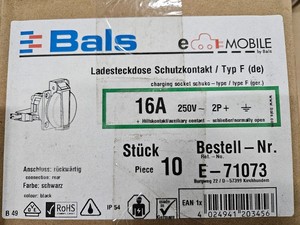 PLC BALS E-71073 <strong>eMobile</strong> Charging Sockets (Pack of 10) NEW Warranty Product - Product Image 1