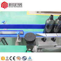 Machine d'étiquetage automatique de bouteilles avec imprimante pour bouteilles en verre rondes et bouteilles en plastique
