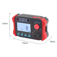 RCD Leakage Circuit Breaker Tester 0-999ms Trip Time DC 1000V AC 750V 500 Data Auto Manual Mode OEM