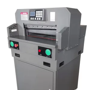 Fabricant chinois pour Machine de découpe de papier de programme A3 + E490t avec bouton de serrage indépendant