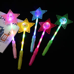 Luckoo हॉट सेलिंग लड़की राजकुमारी बच्चों को दिल स्नोफ्लेक के नेतृत्व में लाइट अप स्टार <span class=keywords><strong>wand</strong></span> खिलौनों का नेतृत्व किया - Product Image 2