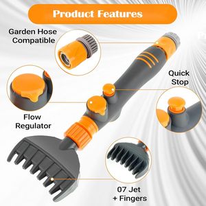 Hot Deal on 1PC Limpiador de filtro de piscina de plástico con conector de manguera de jardín para bañera de hidromasaje y limpieza de piscinas - Product Image 6