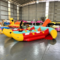Bateau banane gonflable tractable Oiseaux et poissons aquatiques, capacité 500 kg+, pour plus de 10 passagers - Usage commercial