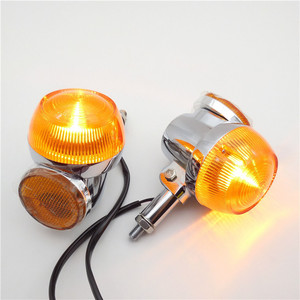 Intermitentes Metálicos Vintage para Motocicleta, Aptos para Suzuki GT380, 550, 750, Intermitentes Delanteros y Traseros para Motocicleta Todoterreno - Product Image 5