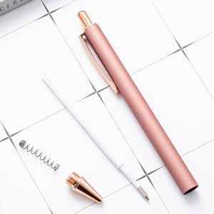 Wholesale Custom Logo Printed Advertising Press Soft Rubber Metal Ballpoint <b>Pen</b> for Business Office Stationery Gift - Product Image 4