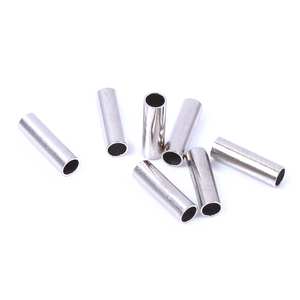 50 Stück/Beutel Edelstahl-Angelschnur-Crimphülsen Kupferrohr Meeresangel-Ausrüstung Angelzubehör Schnurrohr - Product Image 5