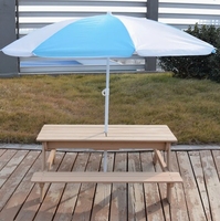 Taille personnalisée Table bon marché chaise impression aluminium Tables pliables chaises parapluie pour salon équipement
