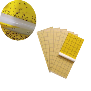 Piège à insectes collant double face jaune, papier collant jaune suspendu à haute adhérence, capture solide pour mites et mouches des fruits - Product Image 1