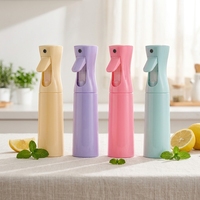 Bouteille pulvérisateur en plastique à gâchette pour coiffeur, brume fine et continue, 200ml 300ml 500ml