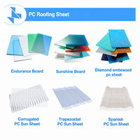 Plaque de polycarbonate multicouche directe usine, couleur durable, résistante au vent et aux moisissures, robuste pour bâtiments résidentiels