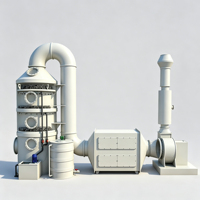 Système de purification des gaz : Équipement de traitement des fumées acides à tour de pulvérisation, Épurateur de fumées de laboratoire, Épurateur de pollution atmosphérique, Épurateur de gaz ammoniacal