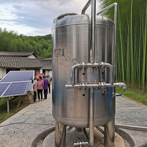 Sistema de máquina de filtro de agua de río integrado filtro de agua purificador para puntos de uso de agua centralizados rurales - Product Image 2