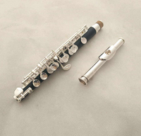 Professional Silver-Plated Piccolo C Tune Bakelite Musical Instrument Metal Head for Wholesale Playing Flute Category