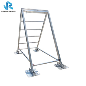Éléments d'obstacles <span class=keywords><strong>Ninja</strong></span> <span class=keywords><strong>Warrior</strong></span> en aluminium, structure de treillis 290 mm, argent, certifiés TUV CE pour parcs de trampolines aux États-Unis et au Canada - Product Image 3