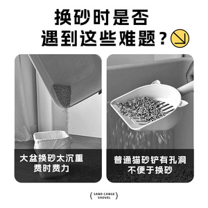 Large Plastic <b>Cat</b> Litter Scoop Rectangle Shape Elegant Purple For <b>Cats</b> Pet Supplies - Product Image 5