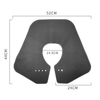 Cape de coiffure professionnelle en silicone pour coloration, teinture et coiffage, utilisée pour la coupe de cheveux