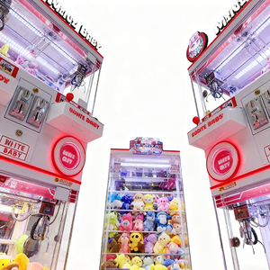 カスタムコイン式4人用ミニクレーンゲーム機（英語インターフェース、110/220V電源、USプラグ） - Product Image 6