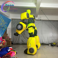 Costume de robot gonflable personnalisé pour événements et festivals, costume de robot gonflable ambulant