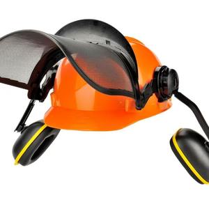 <span class=keywords><strong>Casque</strong></span> de sécurité forestier EN397 pour la coupe du bois, équipement de travail en forêt, combo <span class=keywords><strong>casque</strong></span> de sécurité + protège-oreilles + visière en maille, norme CE - Product Image 3