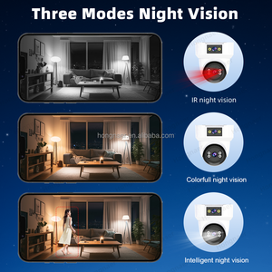 Hongnaer 4MP Detección de movimiento Cámara Domo inalámbrica PTZ para interiores V380 Pro Lente dual Vigilancia en el hogar IP CCTV Cámara DE SEGURIDAD WiFi - Product Image 4