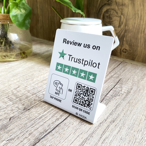 Améliorez rapidement votre notoriété avec notre support de <span class=keywords><strong>code</strong></span> QR et de pointage NFC 3x4 pouces pour Google, TripAdvisor, Trustpilot – Idéal pour les entreprises - Product Image 6