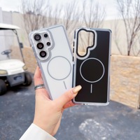 Étui de téléphone magnétique robuste pour Samsung Galaxy S26 Ultra, double couche, antichoc, protection robuste, coque de téléphone mobile