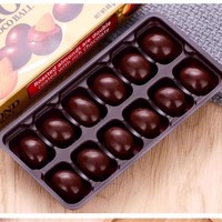Chocolat au lait Lotte importé de Corée, fèves d'amande 46g, délicieusement sucré, bonbons solides aux noix, en-cas fourrés aux amandes