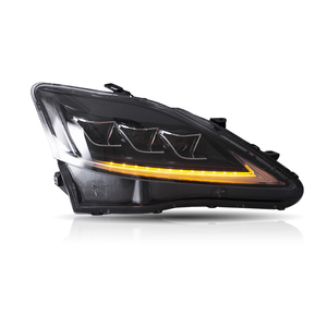 Faros Delanteros LED VLAND de 2.ª Generación para <span class=keywords><strong>Lexus</strong></span> IS250, XE20 IS <span class=keywords><strong>220d</strong></span>/F 300 350 2006-2012, Lámpara Secuencial - Product Image 1