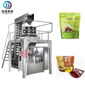 Automatic Doy Pack Filling Machine for Nixed Nuts Dried Fruits Packaging Machine With 8 Station Working Fast Speed