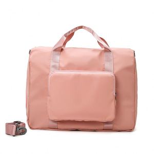 Free Sample Custom Waterproof Girls Travel Shoulder <b>Gym</b> Sports Expandable <b>Bags</b> <b>Women</b> Large Capacity Folding Duffel <b>Bag</b> - Product Image 1