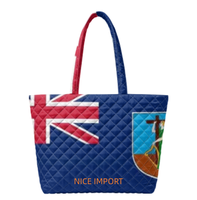 Sac fourre-tout matelassé à l'épaule avec drapeau de la Martinique, sacs à main de travail pour femmes, sacs fourre-tout légers à ouverture supérieure pour les voyages, l'université et la plage