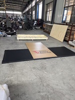 Plataforma de Levantamiento de Pesas Resistente, Equipo de Gimnasio Comercial para Levantamiento Olímpico, Antideslizante y Absorbente de Impactos