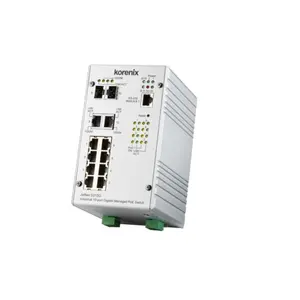 Korenix JetNet 5310G Industriale 8 + 2G Combo Gestito Ad Alta Potenza IEEE802.3at Interruttore