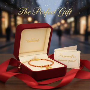 Diffusion en direct : Nouveauté Pendentif Saturne 3D Empress Dowager, Cordon Rouge Plaqué Or, ZIRCON, Kevlar, Bijoux de Luxe Légers pour Femme - Product Image 4