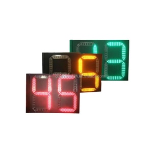 2-Digit PC 300mm LED Traffic <b>Light</b> Countdown <b>Timer</b> with Solar & Mains Power for Road Safety - Product Image 4