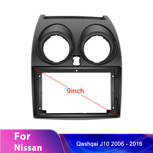 Marco estéreo de coche Podofo 2 Din para Nissan/Qashqai 2010-2016 <span class=keywords><strong>Radio</strong></span> de coche 9 ''instalación de unidad principal reproductor ESTÉREO AUTOMÁTICO - Product Image 2
