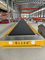 Convoyeur télescopique pour la logistique d'entrepôt, convoyeur à bande extensible à vitesse variable pour le chargement de camions et de conteneurs