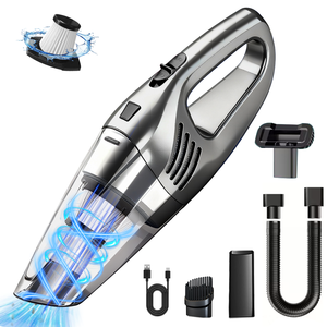 Aspirateur sans fil <span class=keywords><strong>à</strong></span> 3 vitesses réglables, rechargeable par USB, pour <span class=keywords><strong>nettoyage</strong></span> humide et <span class=keywords><strong>sec</strong></span>, idéal pour l'<span class=keywords><strong>intérieur</strong></span> de la <span class=keywords><strong>voiture</strong></span>, la maison et le bureau - Product Image 1